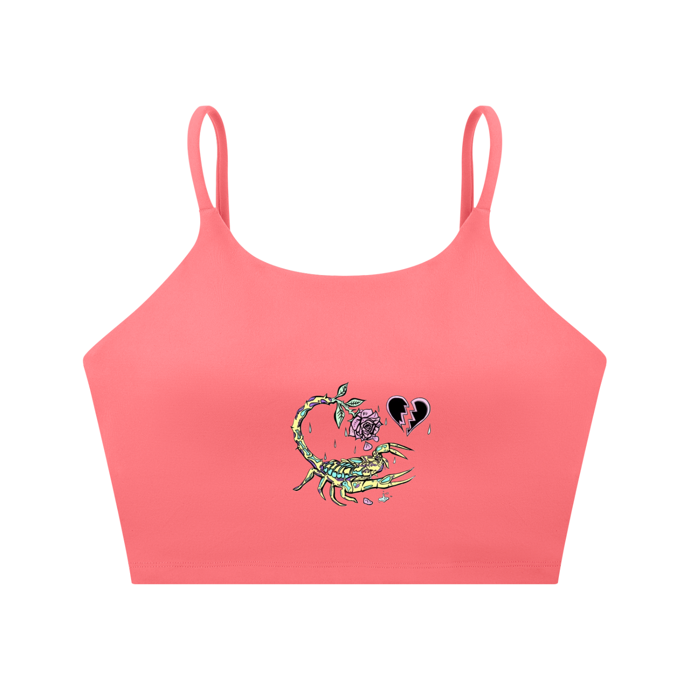 Spaghetti Strap Yoga Sports Bra