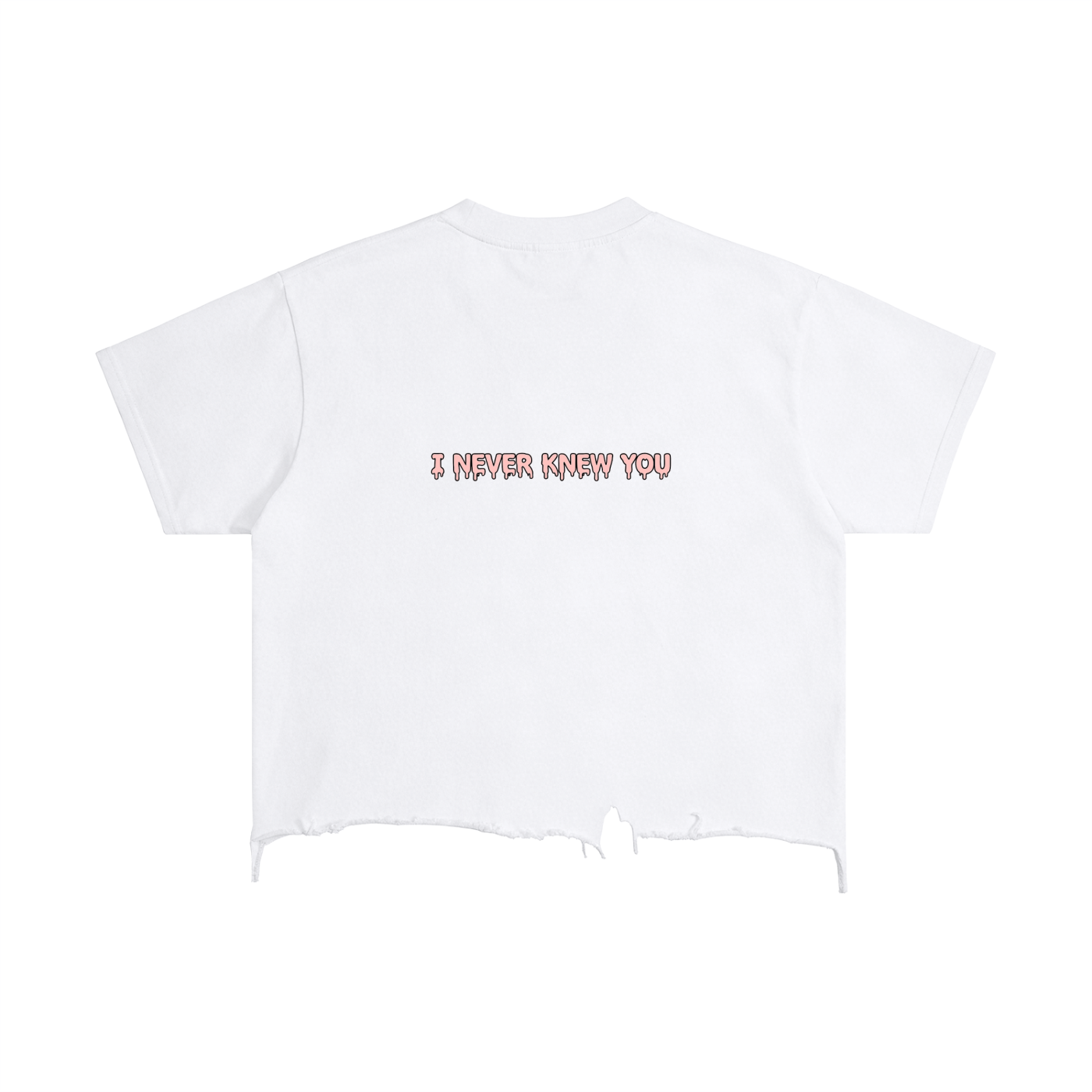 Vintage Wash Boxy Distressed Hem T-Shirt