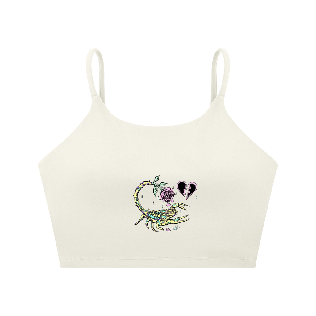 Spaghetti Strap Yoga Sports Bra
