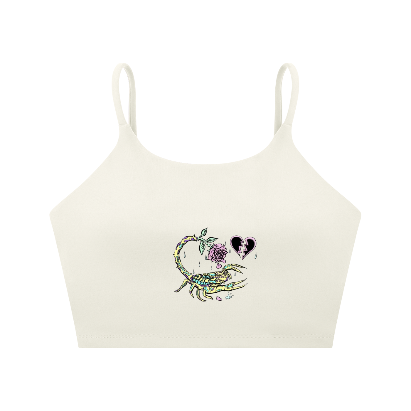 Spaghetti Strap Yoga Sports Bra