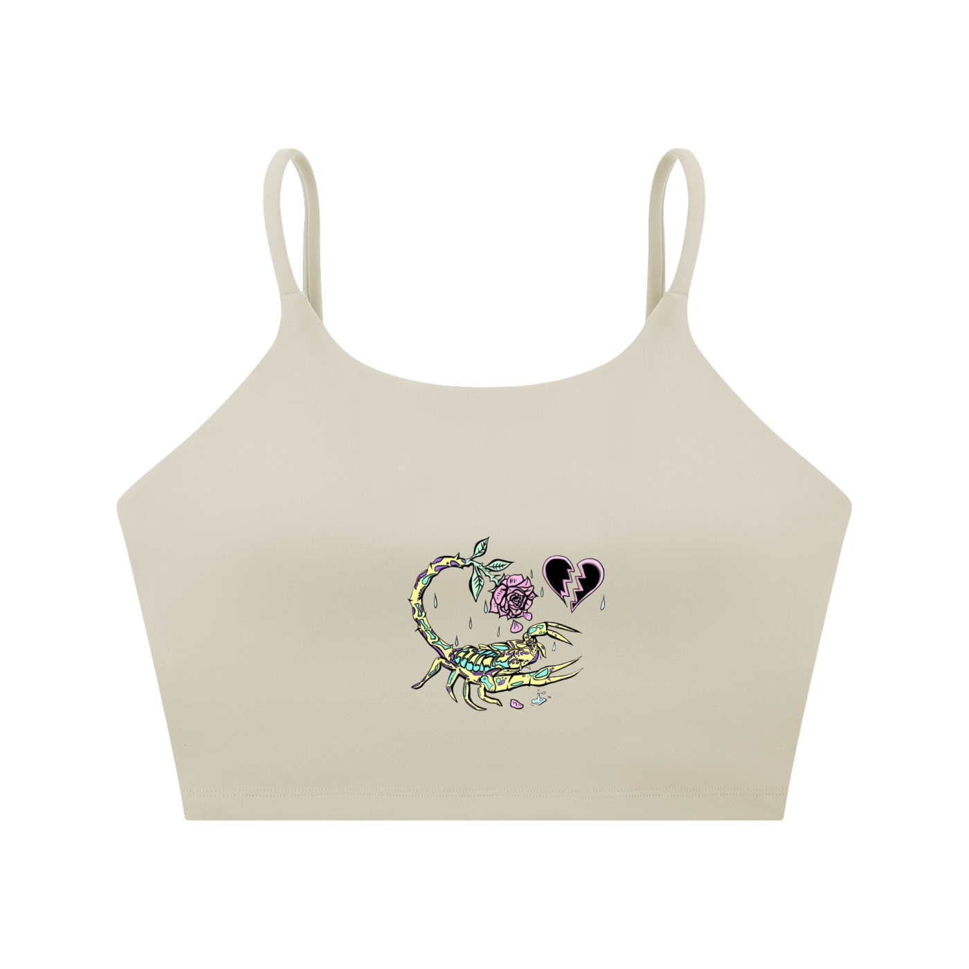 Spaghetti Strap Yoga Sports Bra