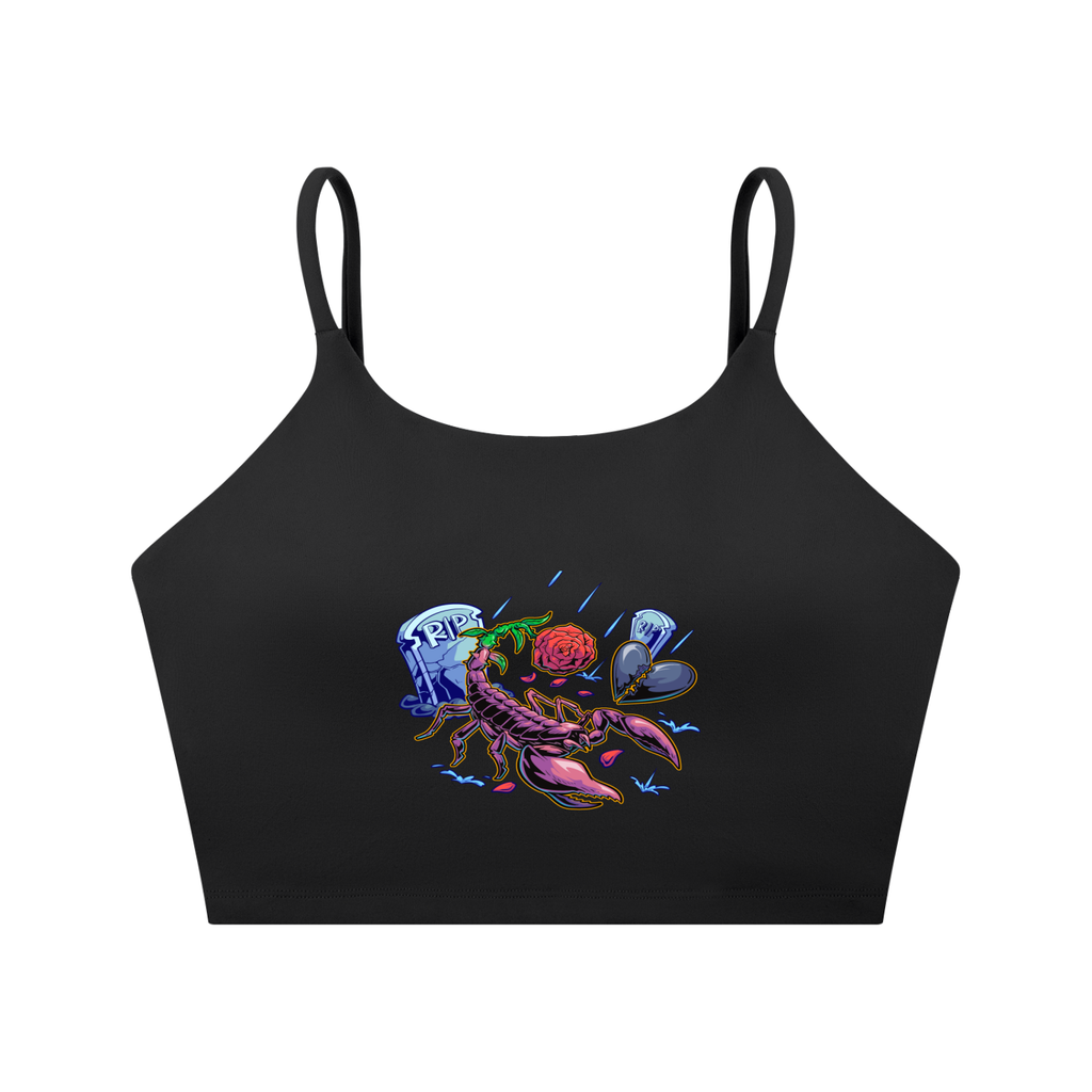 Spaghetti Strap Yoga Sports Bra