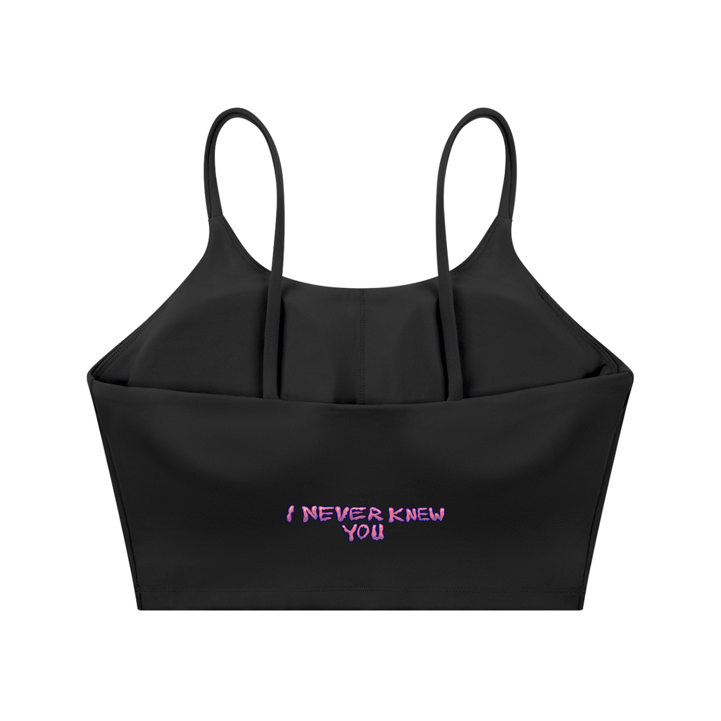 Spaghetti Strap Yoga Sports Bra