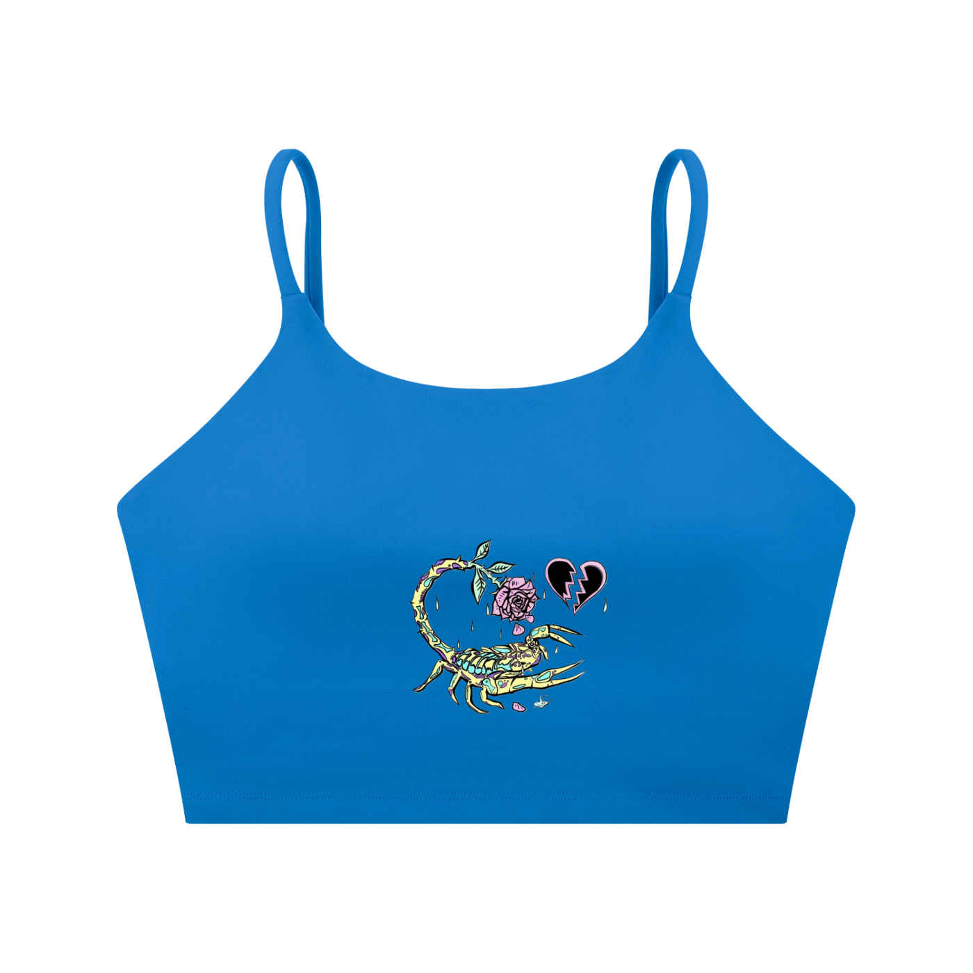 Spaghetti Strap Yoga Sports Bra
