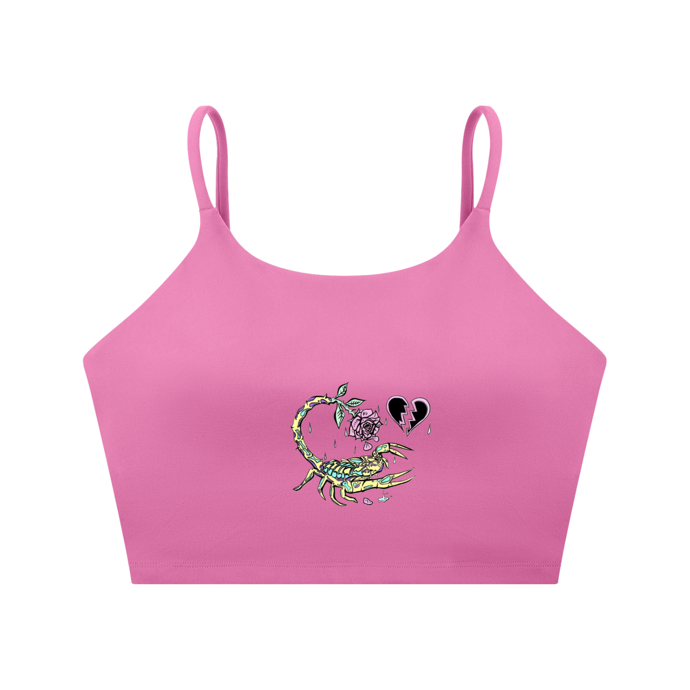 Spaghetti Strap Yoga Sports Bra