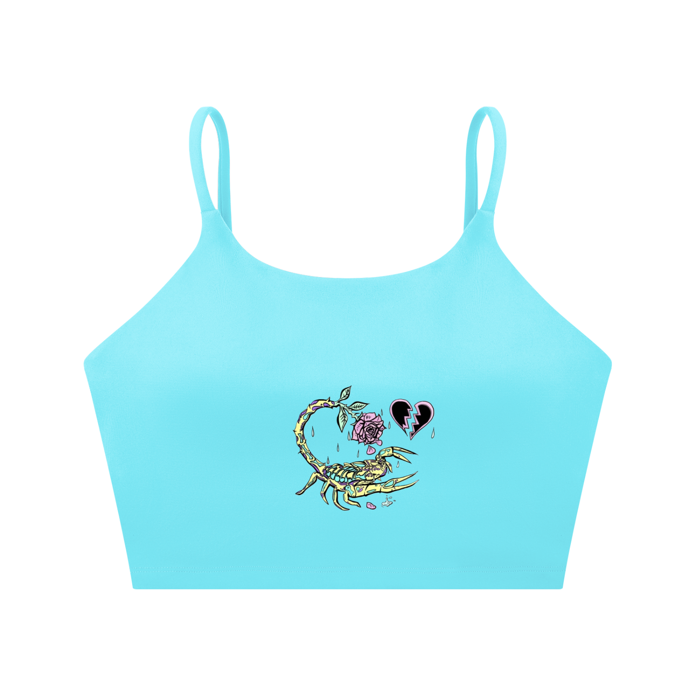 Spaghetti Strap Yoga Sports Bra