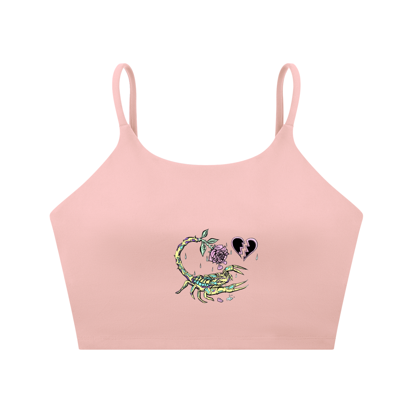 Spaghetti Strap Yoga Sports Bra
